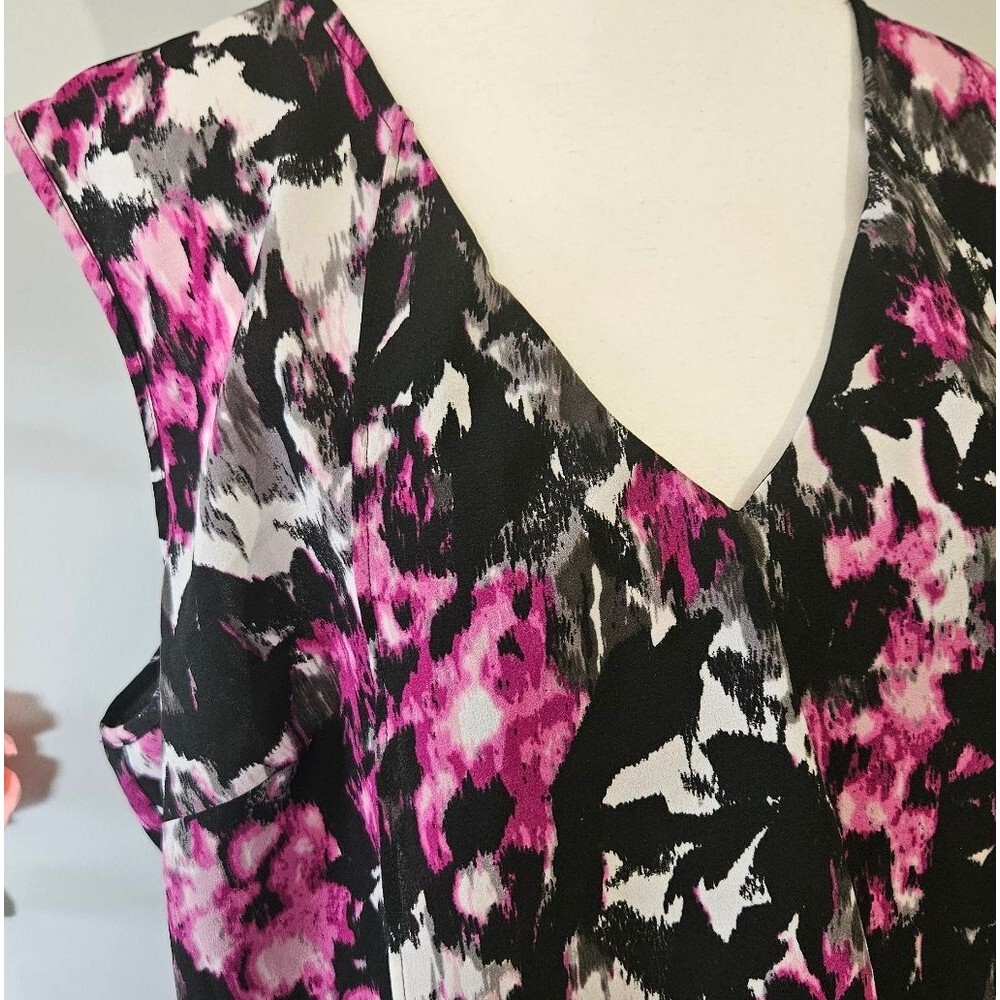 DEX Ruffle Front Asymetical Shell Plus Size - Picture 2 of 13